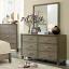 Warm Gray Dresser with Mirror