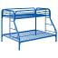 Twin Over Full Black Bunk Bed