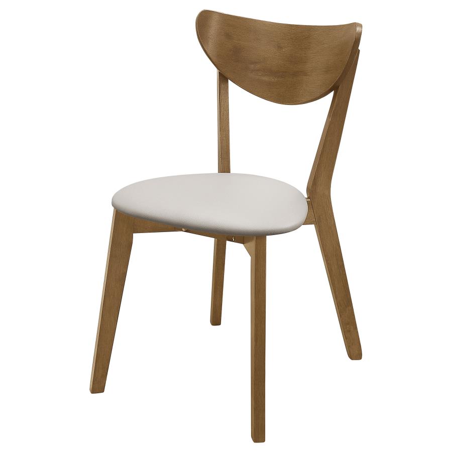 Kersey Dining Side Chairs with Curved Backs Set of 2