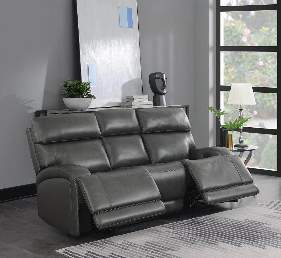 Charcoal Power Sofa