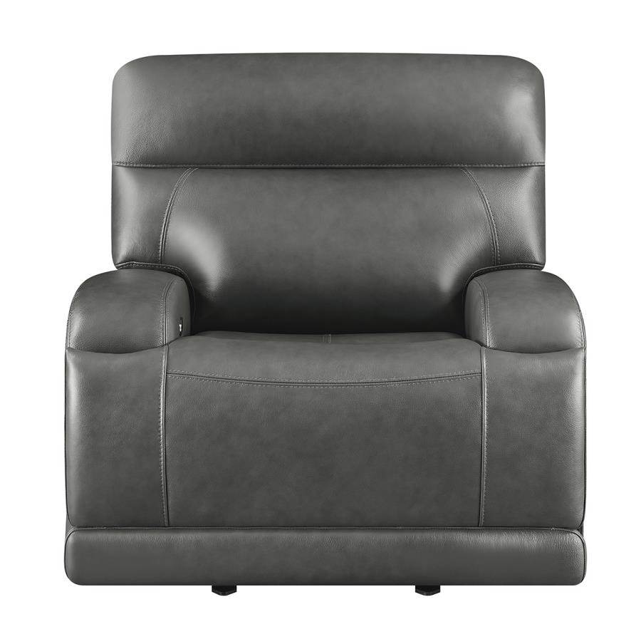 Charcoal Power Recliner