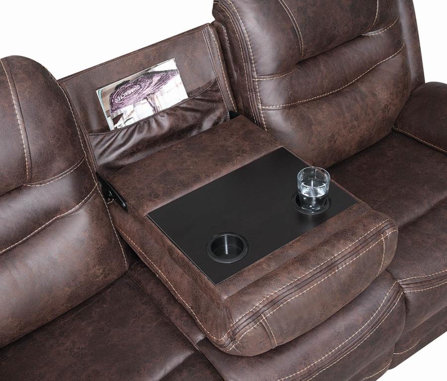 Drop Down Console on Sofa