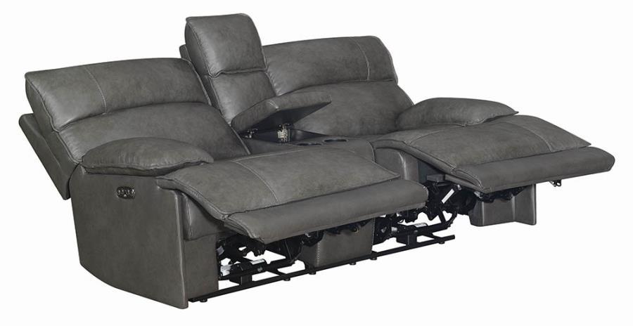 Power Motion Loveseat Fully Reclined