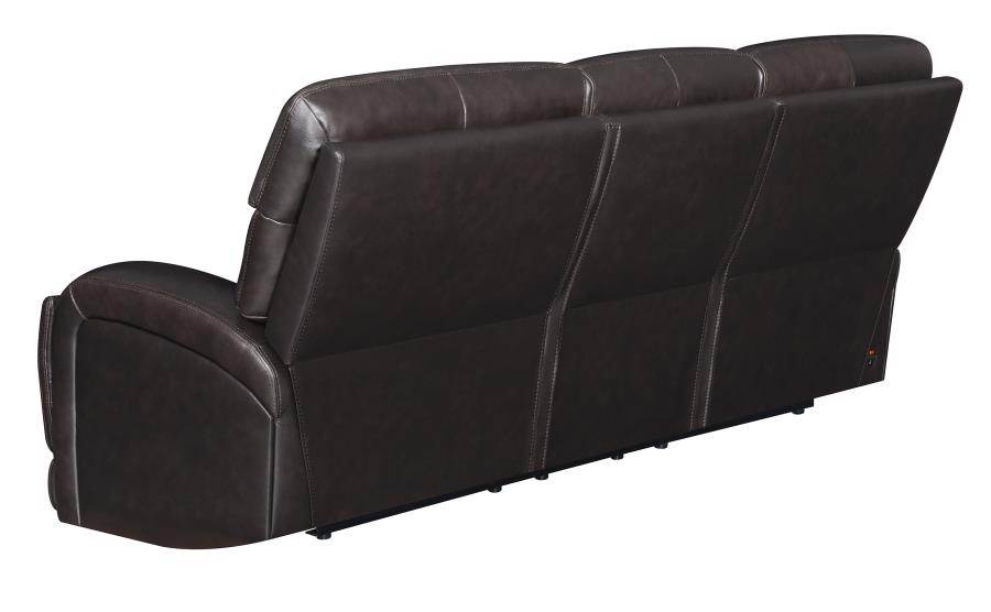Dark Brown Power Sofa