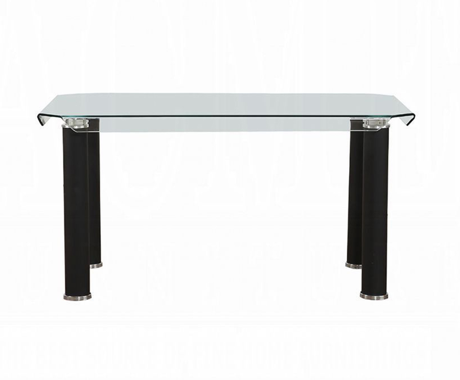 Black Leg Dining Table Front