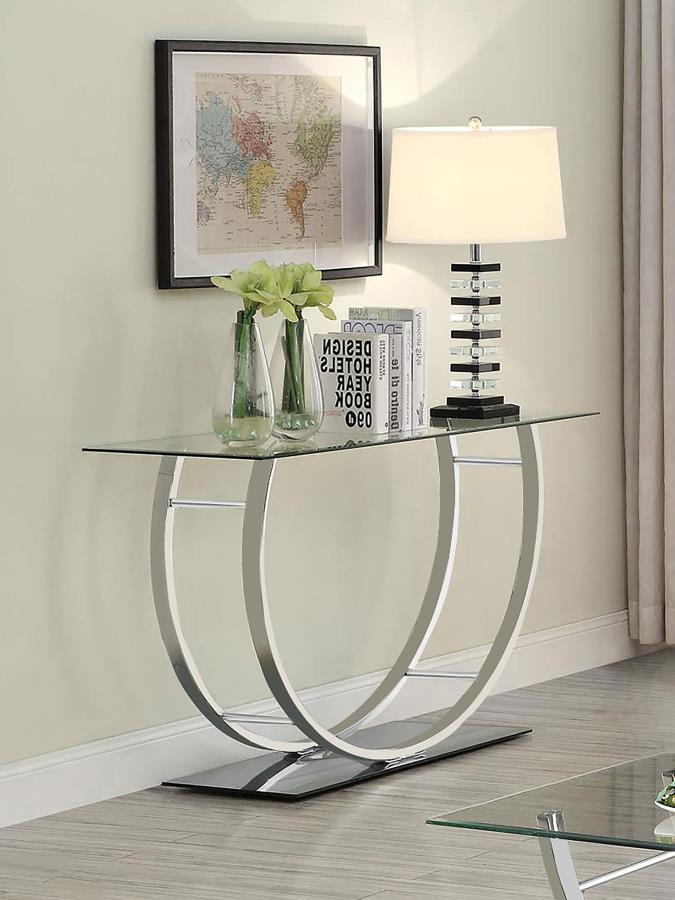 U-Shaped Contemoporary Sofa Table
