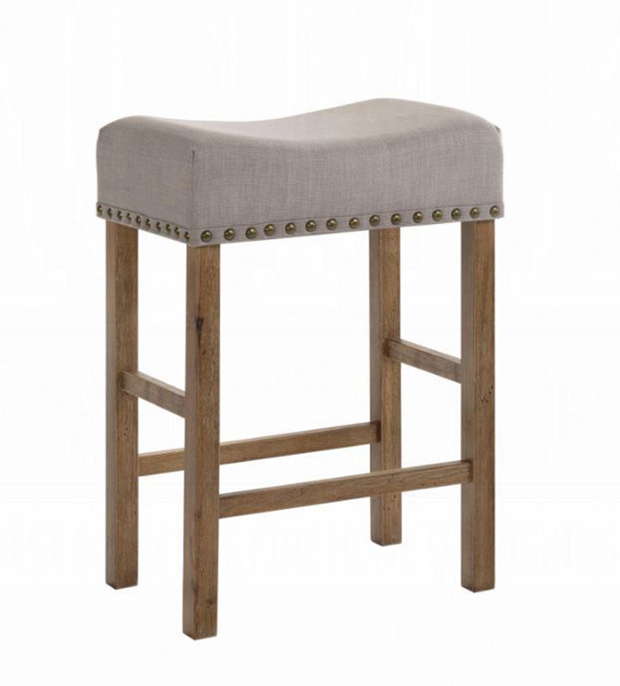 Weathered Oak Counter Height Stool