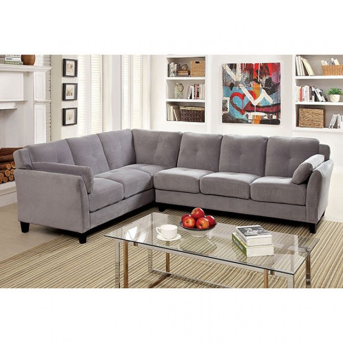 Warm Gray Sectional Sofa