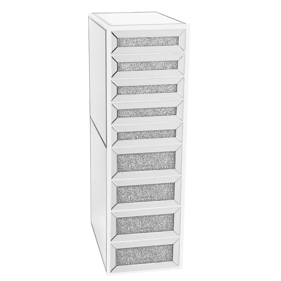 White 9-Drawer Vanity Storage Unit