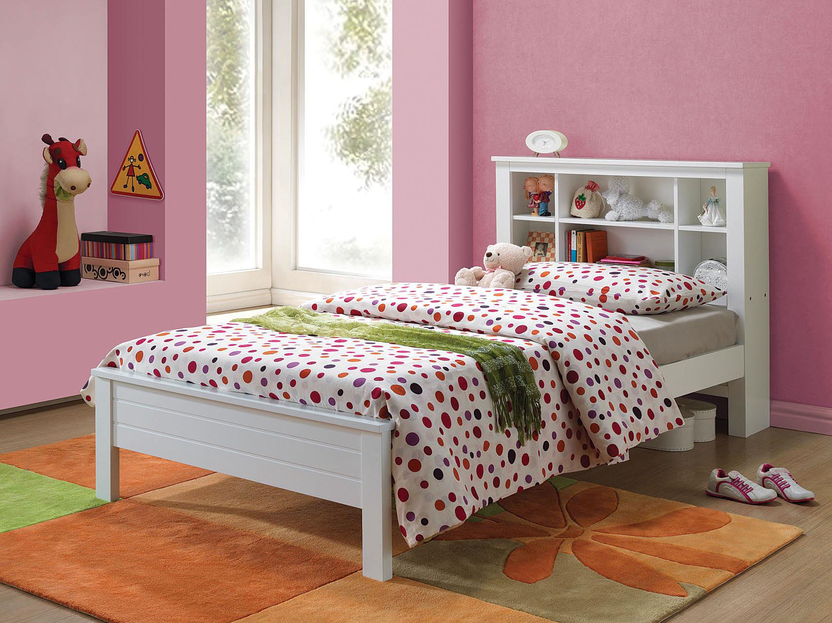 Yara Youth Storage Twin Bed with Bookcase Headboard