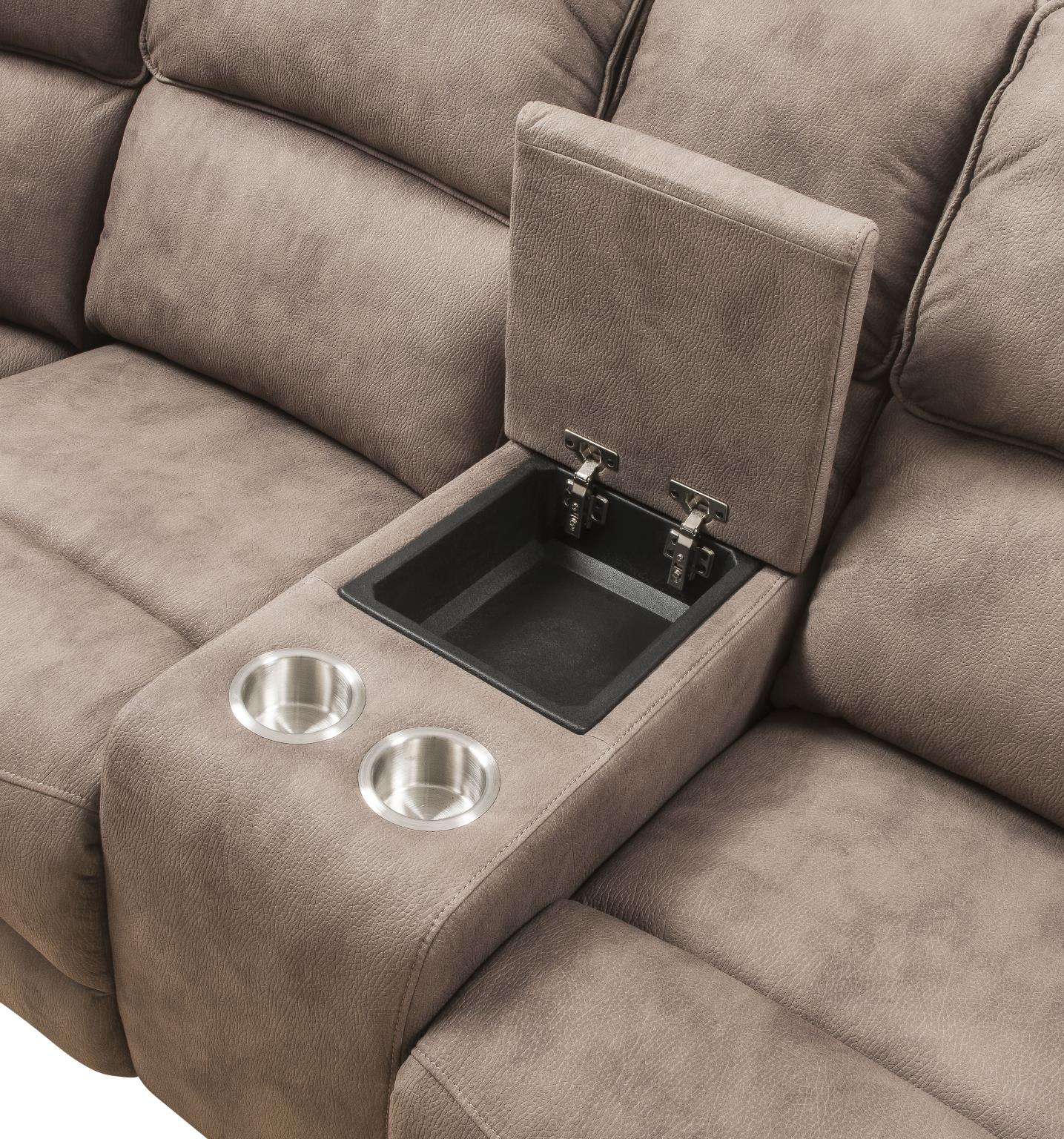 Console w/ Cup Holders & Storage