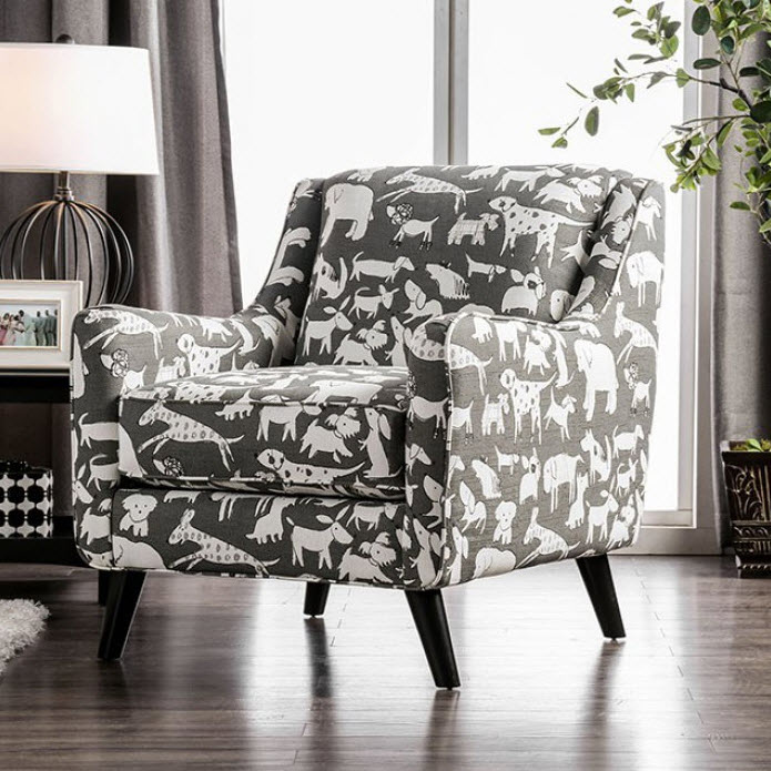 Animal Pattern Chair