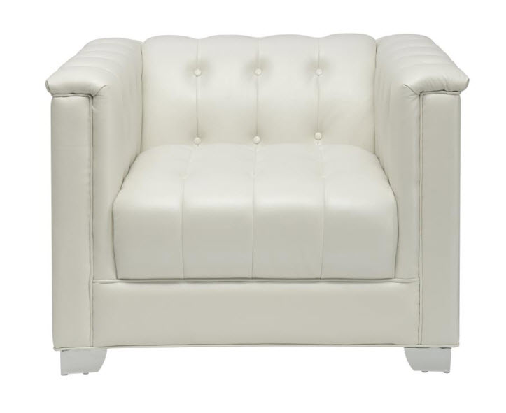 Pearl White Chair Front
