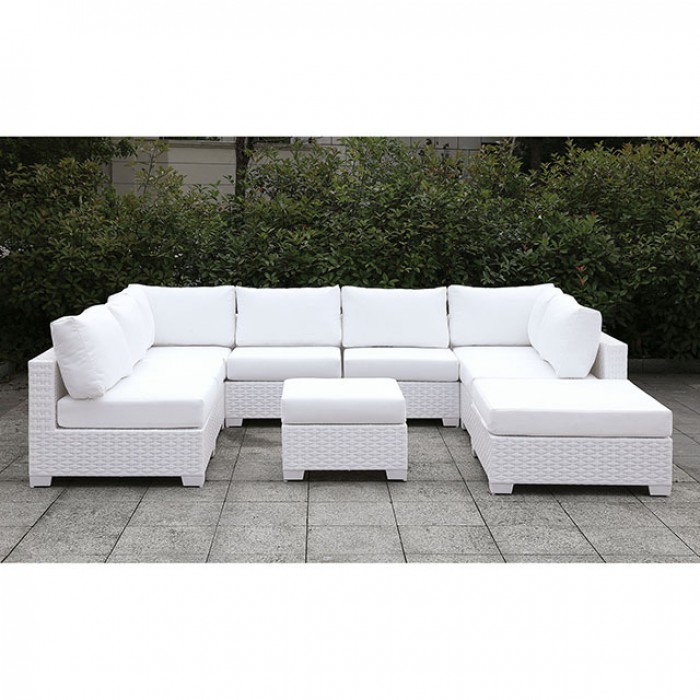 Complete Patio U-Sectional Sofa Set