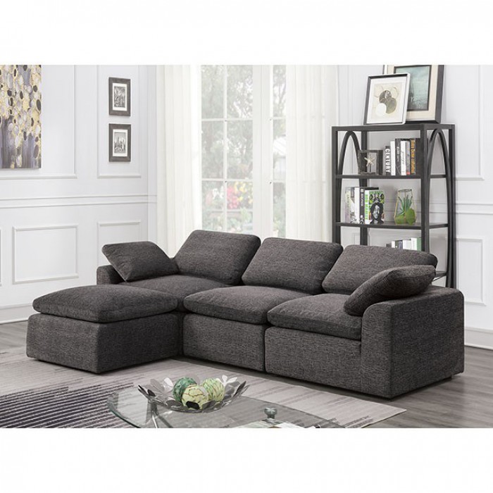 Gray 4 Piece Sectional Sofa
