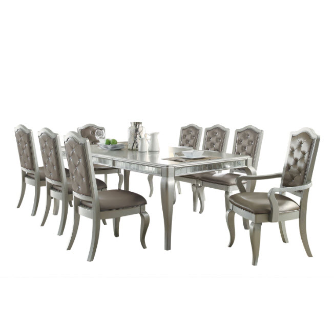 Table W/6 Side Chairs & 2 Arm Chairs