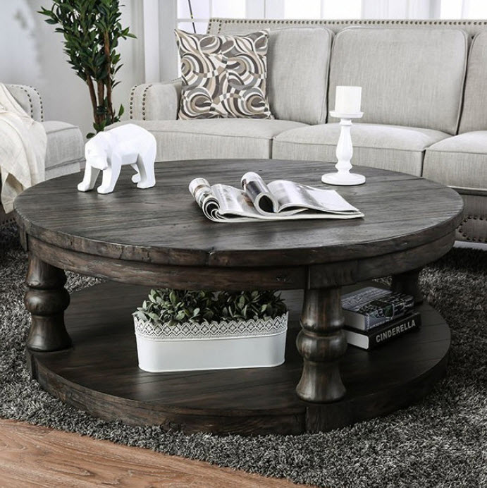 Antique Gray Coffee Table