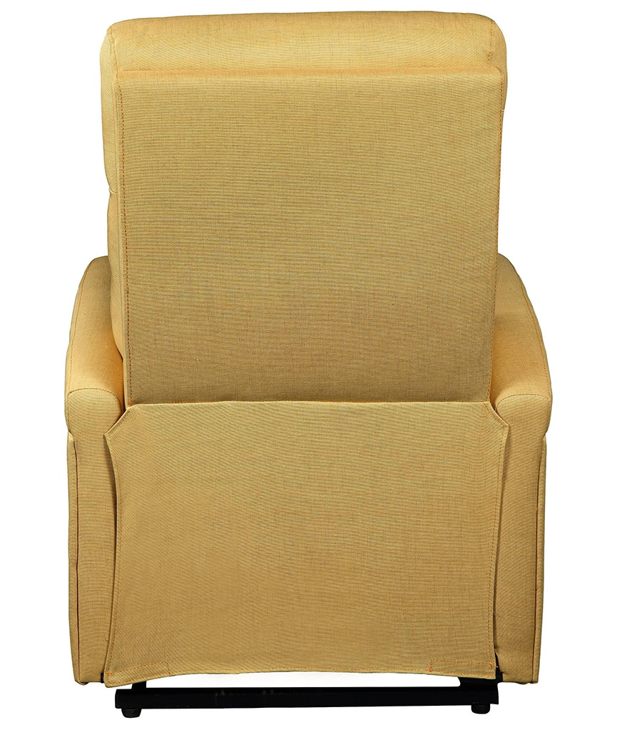 Newat Yellow Linen Power Lift Recliner