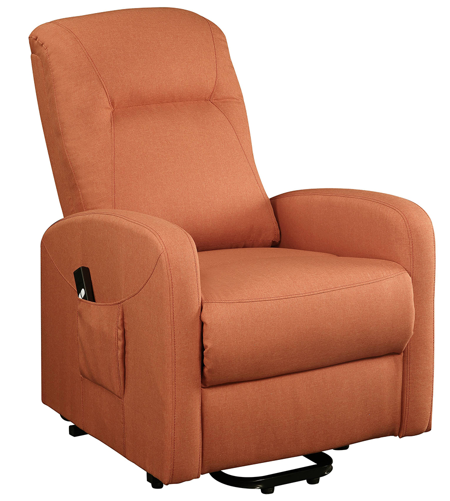 Kasia Orange Linen Power Lift Recliner