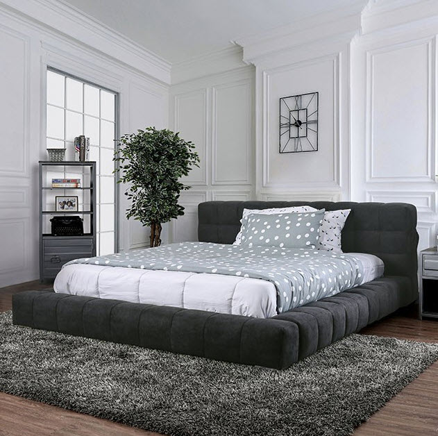 Wolsey Tufted Low Platform Bed