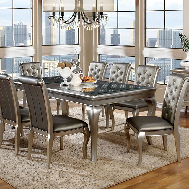 narrow dining table for 8