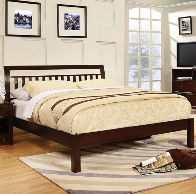 Corry Bed Dark Walnut
