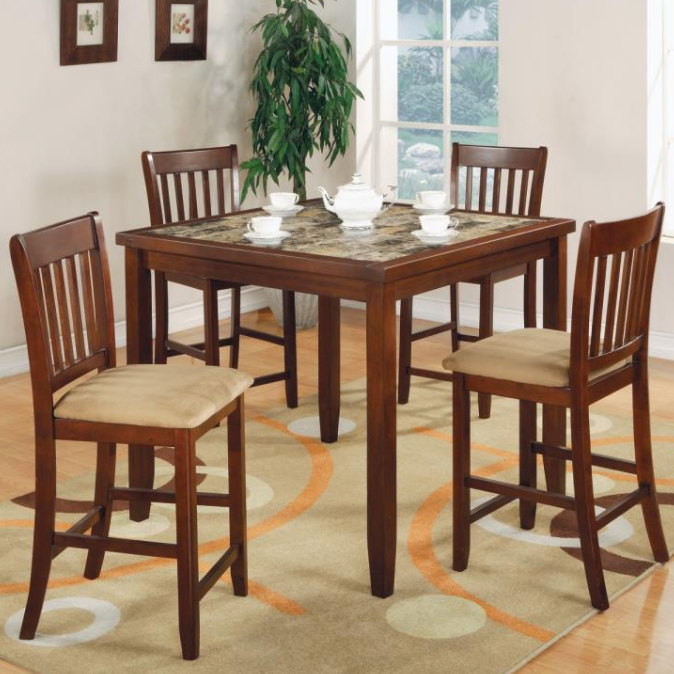 Hobart 5 Piece Counter Height Dining Set