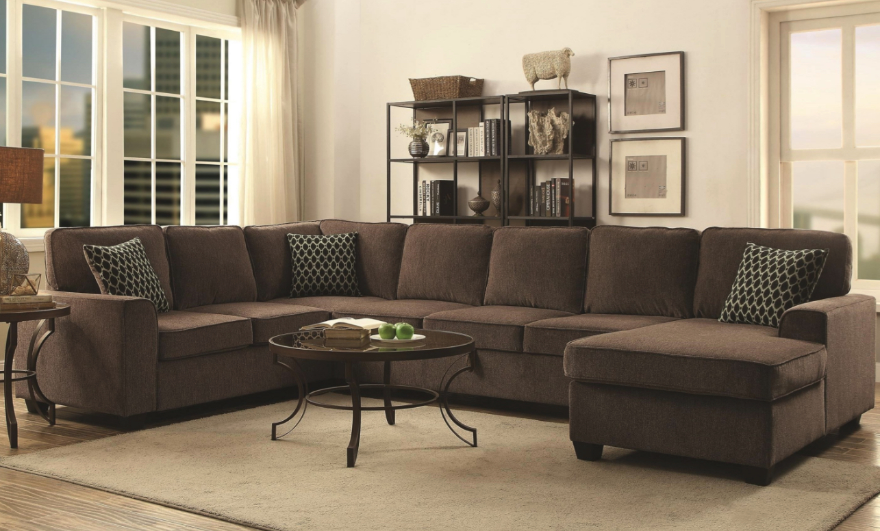 Provence Sectional with Chaise and Built-in Storage