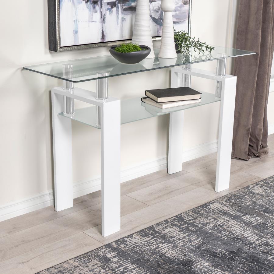 Tempered Glass Sofa Table