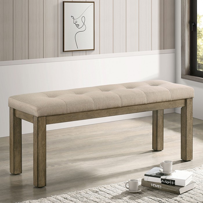 Templemore Fabric Upholstered Bench