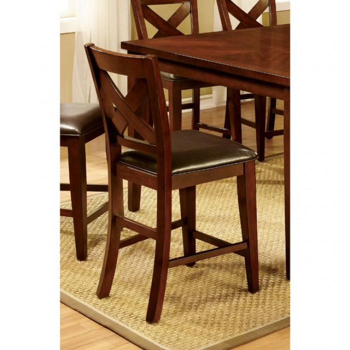 Homedale Cross Back Counter Height Chairs Set of 2