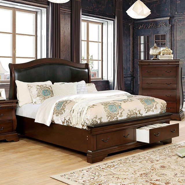 Merida Transitional Style Bed