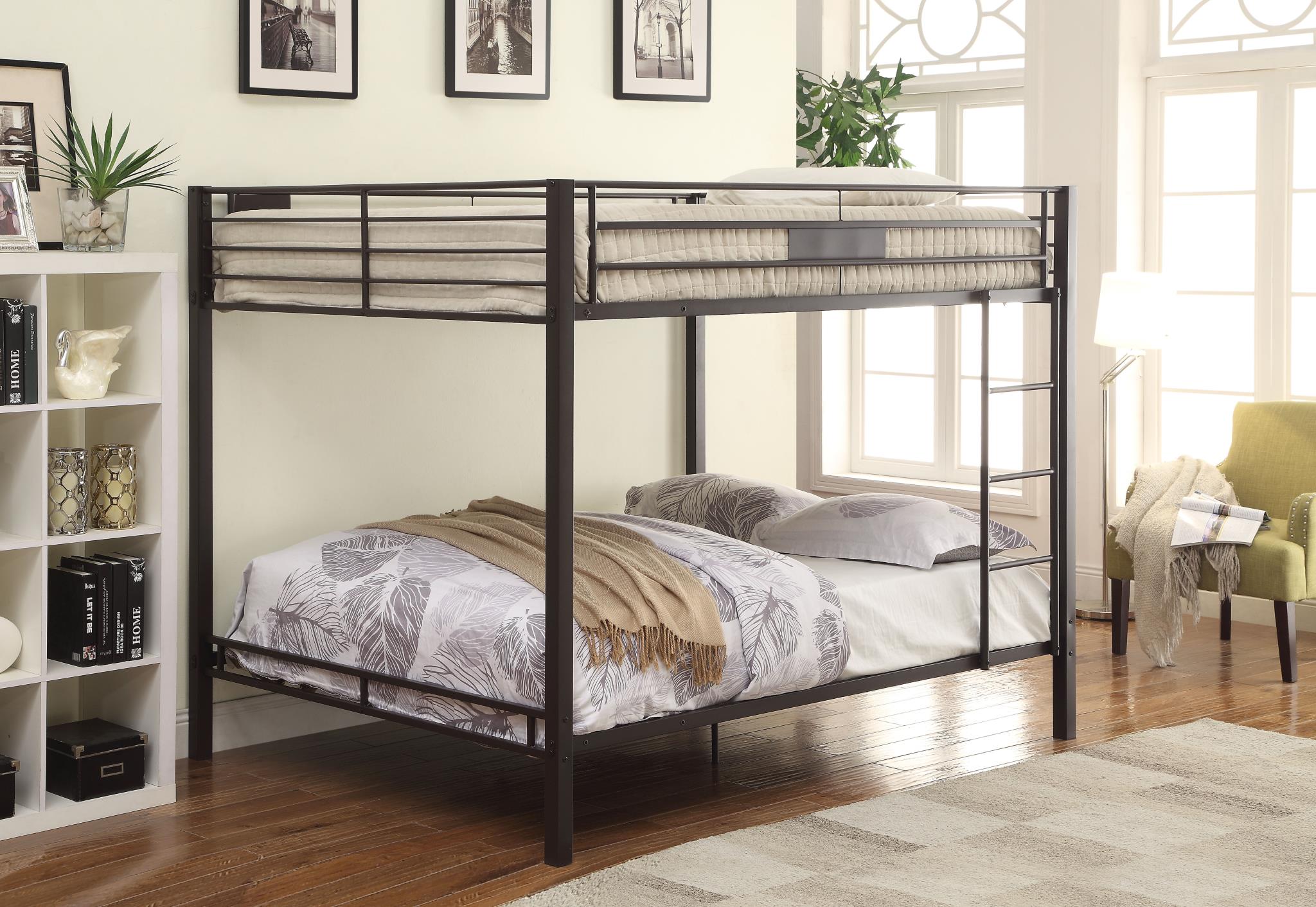 queen bunk beds with stairs