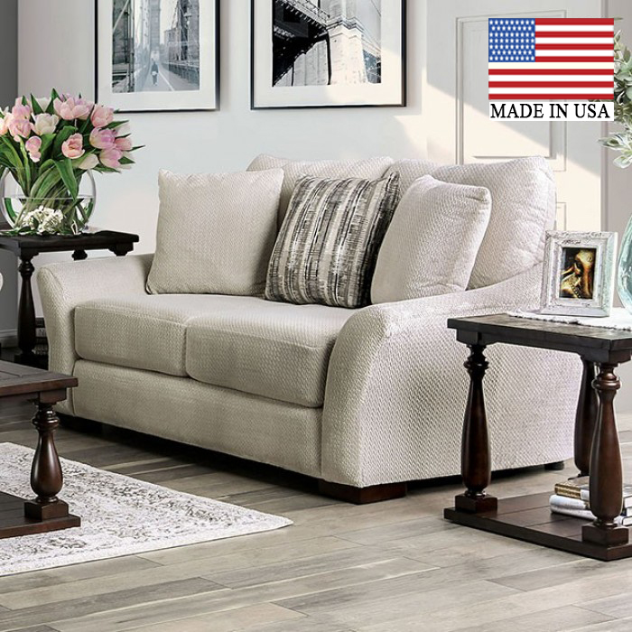 Oacoma Flared Curved Arms Loveseat