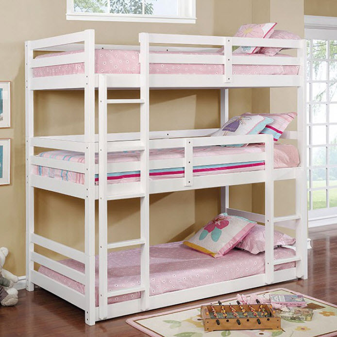 3 layer bunk bed