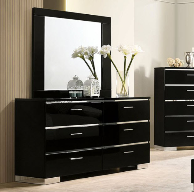 Carlie High Gloss Dresser