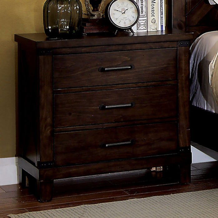 Bianca Dark Walnut Nightstand