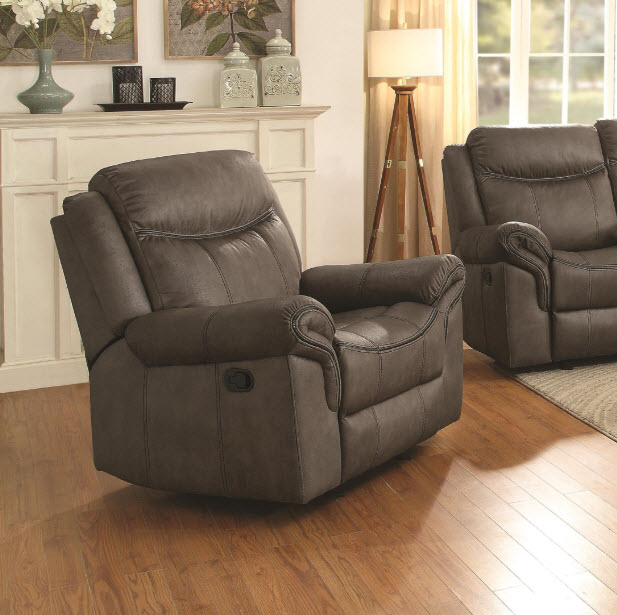 Hank Plush Glider Recliner
