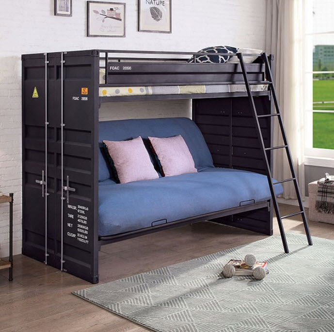 Lafray Bunk Bed with Futon Base