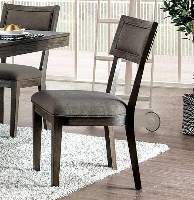Leeds Gray Dining Chair Set of 2