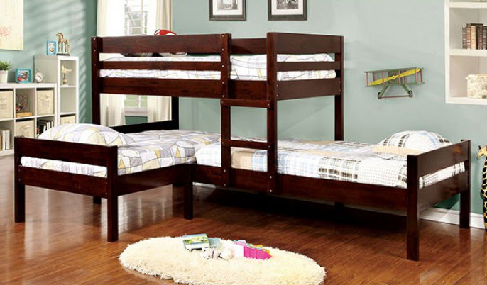 3 twin bunk bed