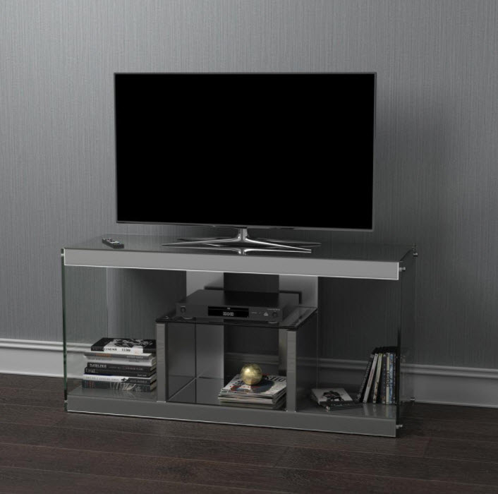 Modern Silver TV Stand