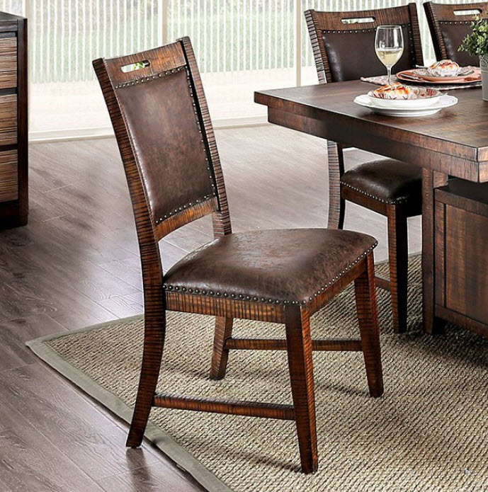 Wichita Rustic Dining Chair Set Of 2   W1 01 